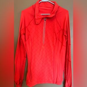 Lululemon Red Quarter-Zip Pullover